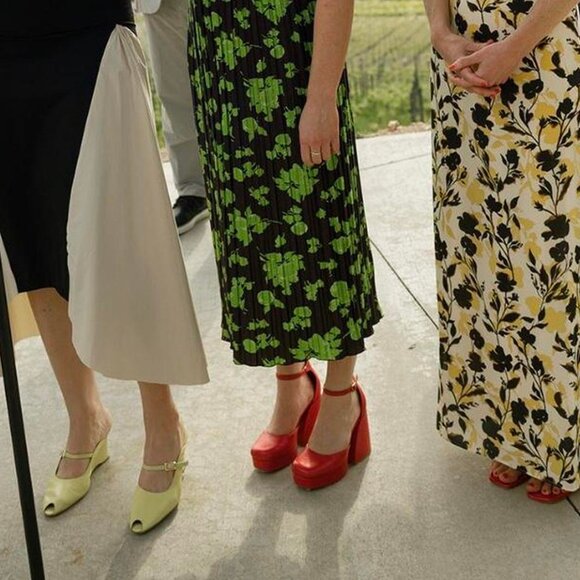 Charlotte Stone - Fran Vamp - Red Leather - Brand new with Tags - Picture 3 of 3